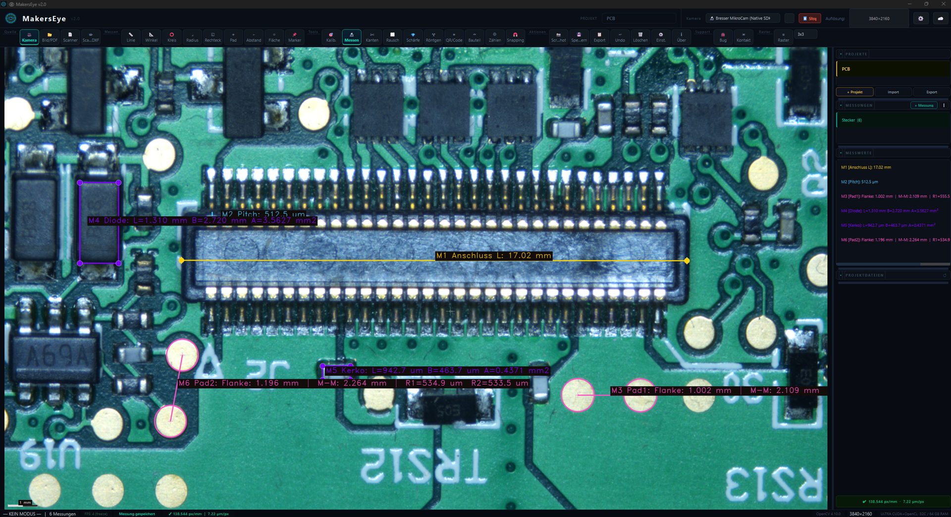 PCB Multi-Messung
